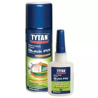 TYTAN PROFESSIONAL клей двухкомпонентный цианакрилатный для МДФ, прозрачный (400мл/100г)