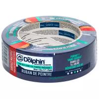 Лента малярная, деликатная синяя Blue Dolphin Painters Tape 01-1-02-EN SBL BDN (38мм*50м)