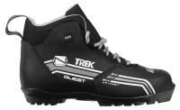 Ботинки лыжные TREK Quest 4 NNN ИК, цвет чёрный, лого серый, размер 36