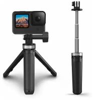 Мини монопод-штатив Telesin Shorty (13-26 см) для GoPro, DJI, SJCAM, Insta360 и других экшн-камер