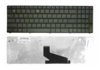 Клавиатура для ноутбука Asus X54L, русская, черная без рамки