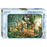 Пазл "Мир лесных животных", 1000 деталей