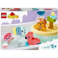 Конструктор LEGO DUPLO Creative Play 10966 Приключения в ванной: плавучий остров для зверей