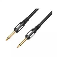 Аудио кабель 6.3мм штекер-штекер TS-моно гитарный Premier 5-139 - 1.5 метра