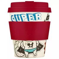 Многоразовый эко- стакан из бамбука для кофе Ecoffee Cup Superhero Fuel 235 мл
