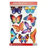 Decoretto Наклейки интерьерные "Акварельные бабочки"