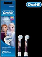 Набор насадок Oral-B Stages Kids Frozen для электрической щетки, белый, 2 шт