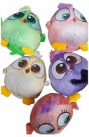 Набор мягких игрушек птенчиков из Angry Birds The Movie 5 шт по 18 см