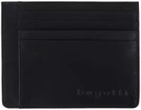 Портмоне для кредитных карт BUGATTI Primo, чёрное, натуральная воловья кожа, 11,5х0,5х9 см 49108601