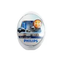 Автолампа PHILIPS H4 12V 60/55W P43t Crystal Vision (12342CV), EUROBOX-2шт