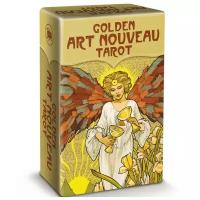 Мини Карты Таро Золотое Арт-Нуво / Mini Tarot Golden Art Nouveau - Lo Scarabeo