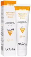 ARAVIA Professional Солнцезащитный анти-возрастной крем для лица Age Control Sunscreen Cream SPF 50, 100 мл