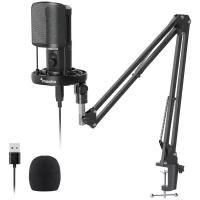 Конденсаторный USB-микрофон Maono AU-PM461S Podcasting Microphone Kit (Black)