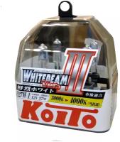 Лампа галогенная Koito Whitebeam III H27/1 12V-27W 4000K, 2шт, P0728W