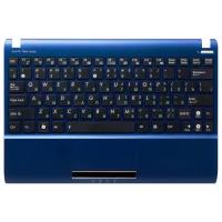 Клавиатура для ноутбука Asus Eee PC 1025C синяя топ-панель