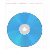 Конверт для CD/DVD диска, тонкий полипропилен 25 мкм
