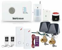 Готовый комплект GSM системы защиты от протечек воды Страж Аква-Контроль+Безопасность 2012GSM