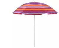 Зонт пляжный регулируемый с наклоном синий - 180см