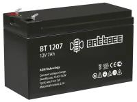 Аккумулятор для ИБП Batbee BT 1207 12 V Вольт 7 Ah Ач 12В 7А/ч