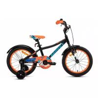 Велосипед Aspect Spark 16 черно-оранжевый (2021)
