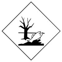 Знак (наклейка) Вещество опасное для окружающей среды, 300х300 мм