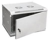 Телекоммуникационный шкаф 19" настенный 15U 600х450 серый дверь металл (AYSN-19"-1545-SМ)