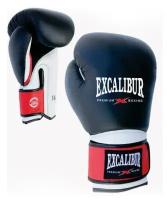 Перчатки боксерские Excalibur 8041/02 Black/White Буйволиная кожа 10 унций