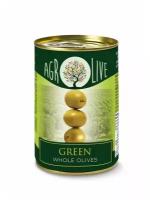 Оливки зеленые с косточкой 280 гр бренда Agrolive ж/б Испания