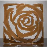 Комплект декоративных панелей из 4 шт. Jilda, коллекция "Роза", 29х29 см, материал полистирол, цвет - коричневый
