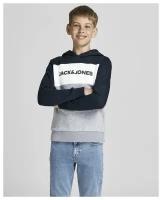 Jack & Jones, джемпер-толстовка для мальчика, Цвет темно-синий, Размер 128