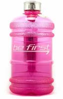 Бутылка Be First TS 220 с логотипом, 2200 мл, прозрачный/розовый