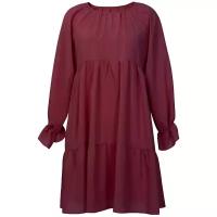 Платье MILA. размер 58, бордовый