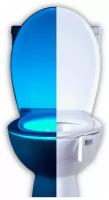 Подсветка для туалета/ подсветка c датчиком движения LED 8 цветов/ светильник для ванной/ светильник для туалета/ ночник