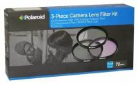 Набор светофильтров Polaroid PL3FIL72 3 фильтра 72 мм UV, CPL, FLD, чехол для хранения