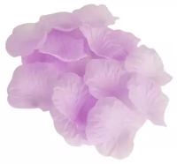 Лепестки роз искусственные, цвет сиреневый, 100 шт, 4,5*5 см