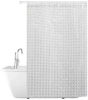 Штора для ванной Tatkraft Crystal 3D 18815, 180х180 см