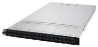 Сервер ASUS RS700-E10-RS12U-WOCPU026Z без процессора/без ОЗУ/без накопителей/количество отсеков 2.5" hot swap: 12/2 x 1600 Вт/LAN 10 Гбит/c