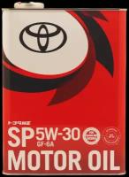 Синтетическое моторное масло TOYOTA SP 5W-30, 4 л, 4 кг, 1 шт