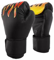 Боксерские перчатки Onlitop 3867639 черный/оранжевый