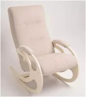 Кресло-качалка Риверо для взрослых мягкое для дома квартиры гостиной прихожей дачи, для отдыха, в подарок