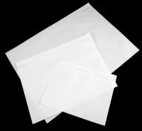 Бумажные самоклеящиеся карманы для почты, сопроводительных документов, посылок, 17.5х13.5 см, 50 штук