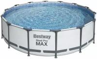 Бассейн каркасный Bestway Steel Pro Max, с фильтр-насосом, 427 x 107 см, 13030 л