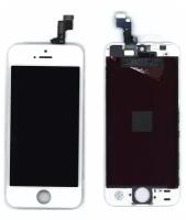 Дисплей для iPhone 5S в сборе с тачскрином (AAA) белый