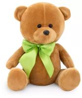 Мягкая игрушка Orange Toys Медведь Топтыжкин с бантиком, 17 см, коричневый