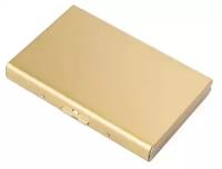 Картхолдер с RFID-защитой от считывания/кредитница/золотой металлик
