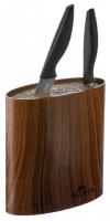 Подставка для ножей овальная Walmer Wood, 16x7x16см