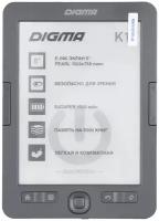 6" Электронная книга Digma K1 Dark Grey 758x1024/E-ink HD Pearl/600MHz/4Gb/microSDHC