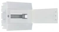 Распределительный шкаф ABB Mistral41 12 мод., IP41, встраиваемый, термопласт, белая дверь, с клеммами 1SLM004101A1103
