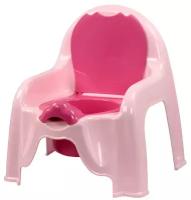 Горшок-стульчик М1528 (розовый) 32,5х30х34,5 см альтернатива