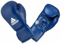Перчатки для кикбоксинга adidas WAKOG2, цвет:синий,размер:10oz
